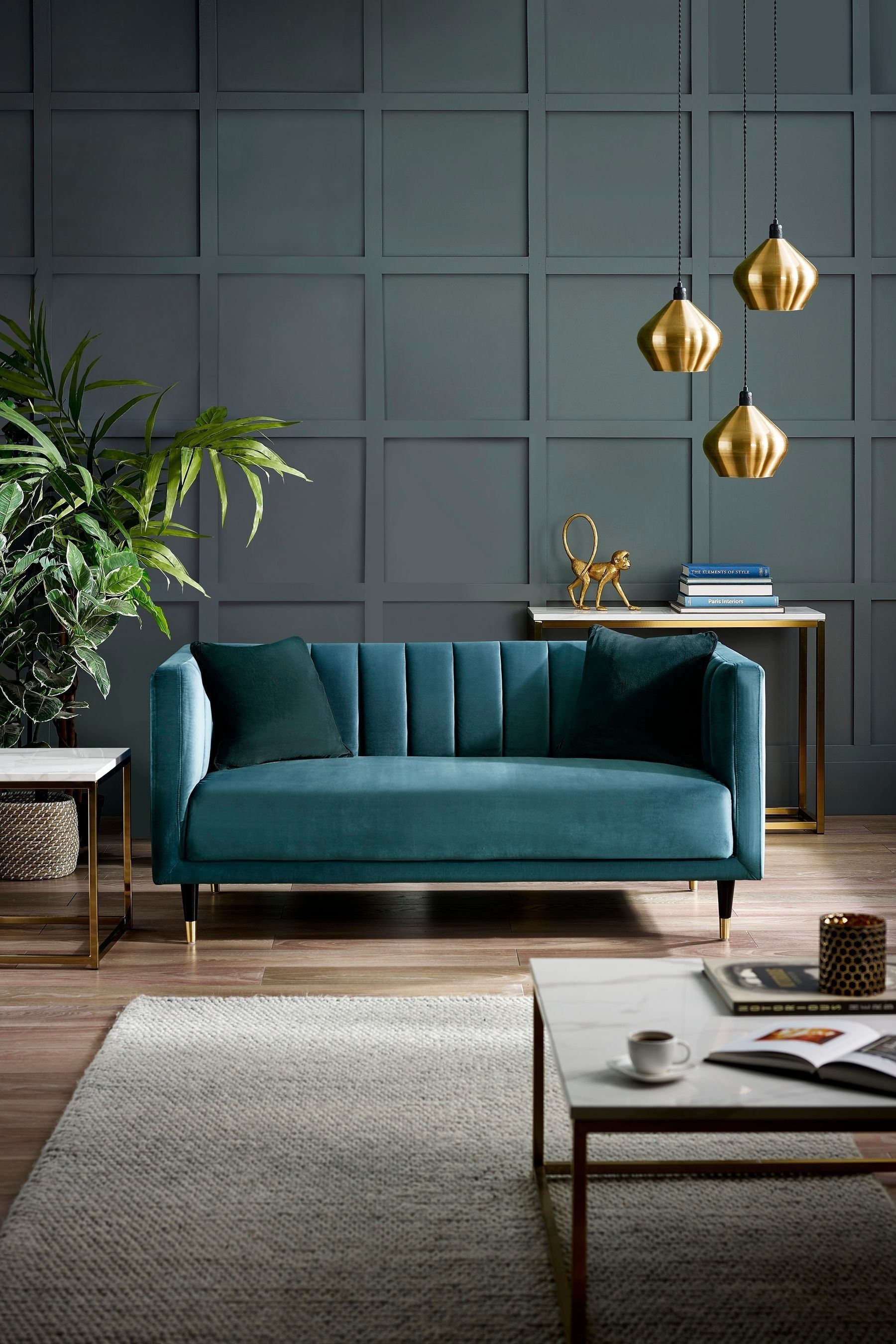 Teal 2 seater sofas deals