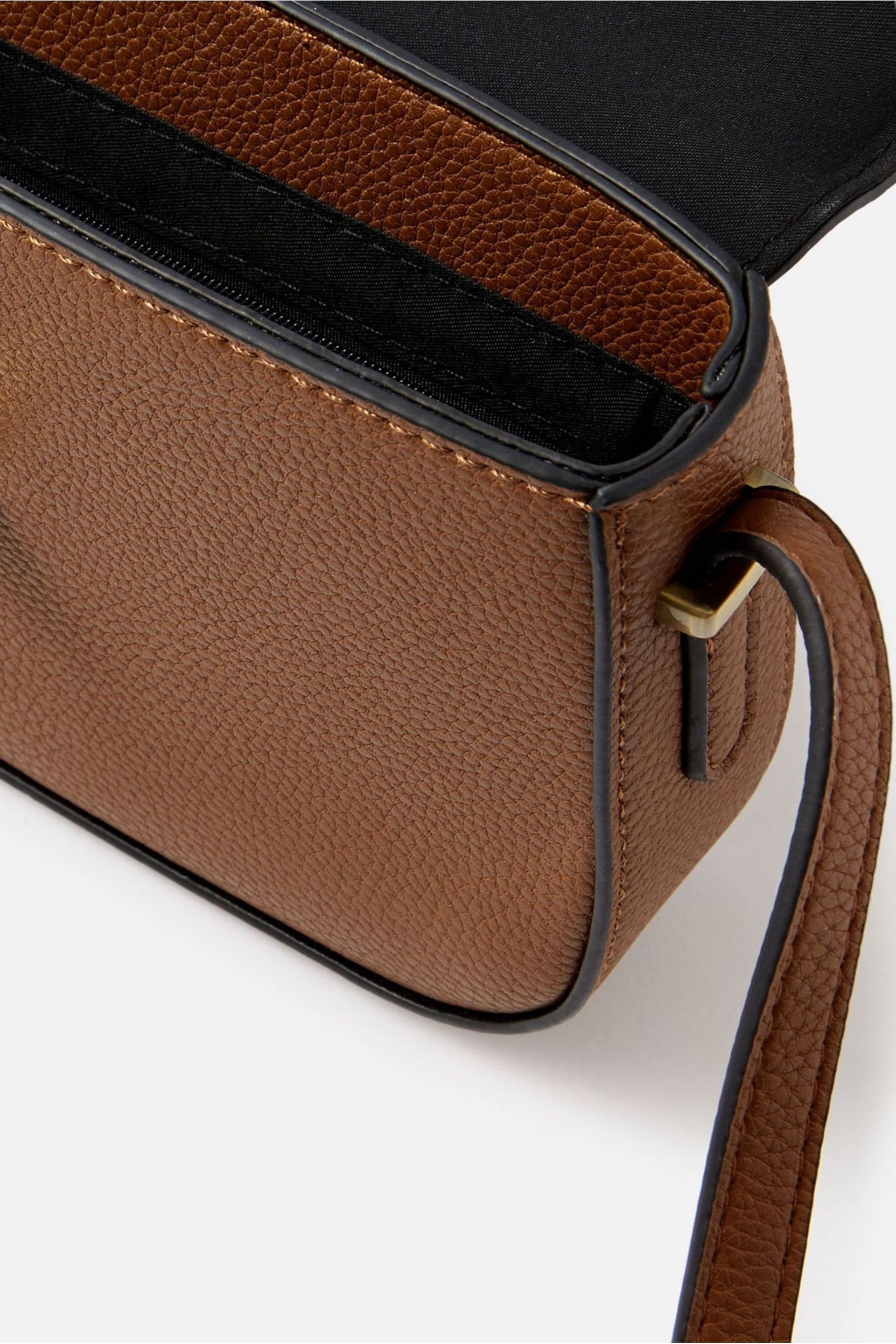 Accessorize Brown Bee Detail Cross-Body Bag - Image 3 of 3