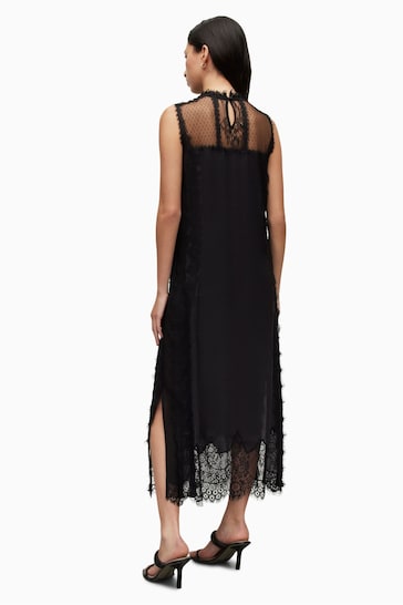 AllSaints Black Mila Dress