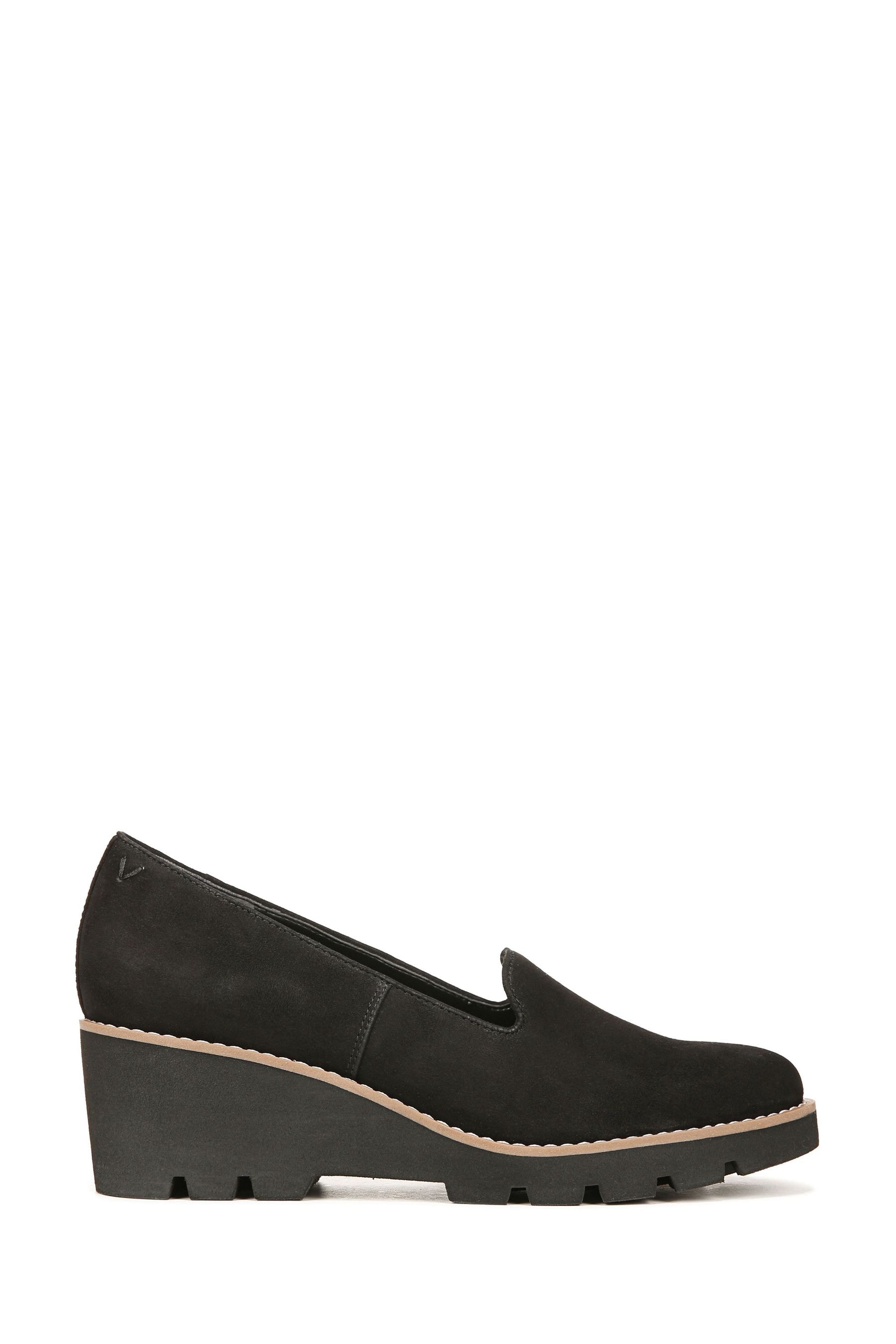 Suede slip ons womens top