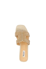 Dune London Gold Loupe Smart Slider Sandals - Image 5 of 6