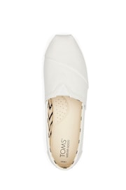 TOMS Alpargata Classic Vegan Recycled Cotton Shoes - Image 6 of 9