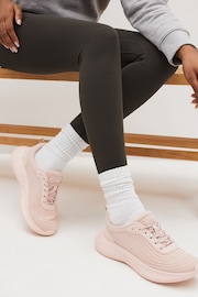 Nude Pink Next Active Sports Gym Trainers - Image 2 of 8