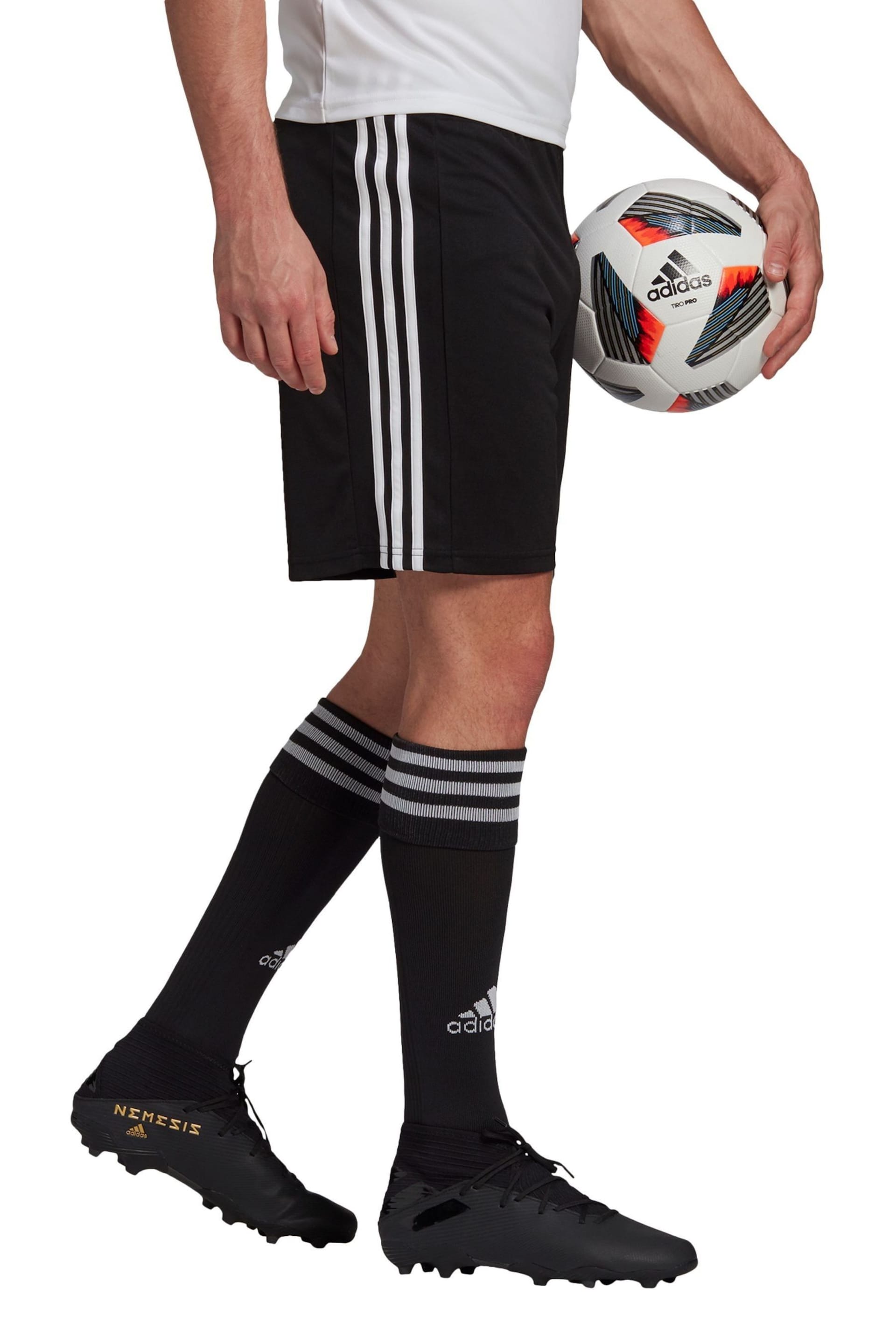 adidas Black Squadra Shorts - Image 3 of 6