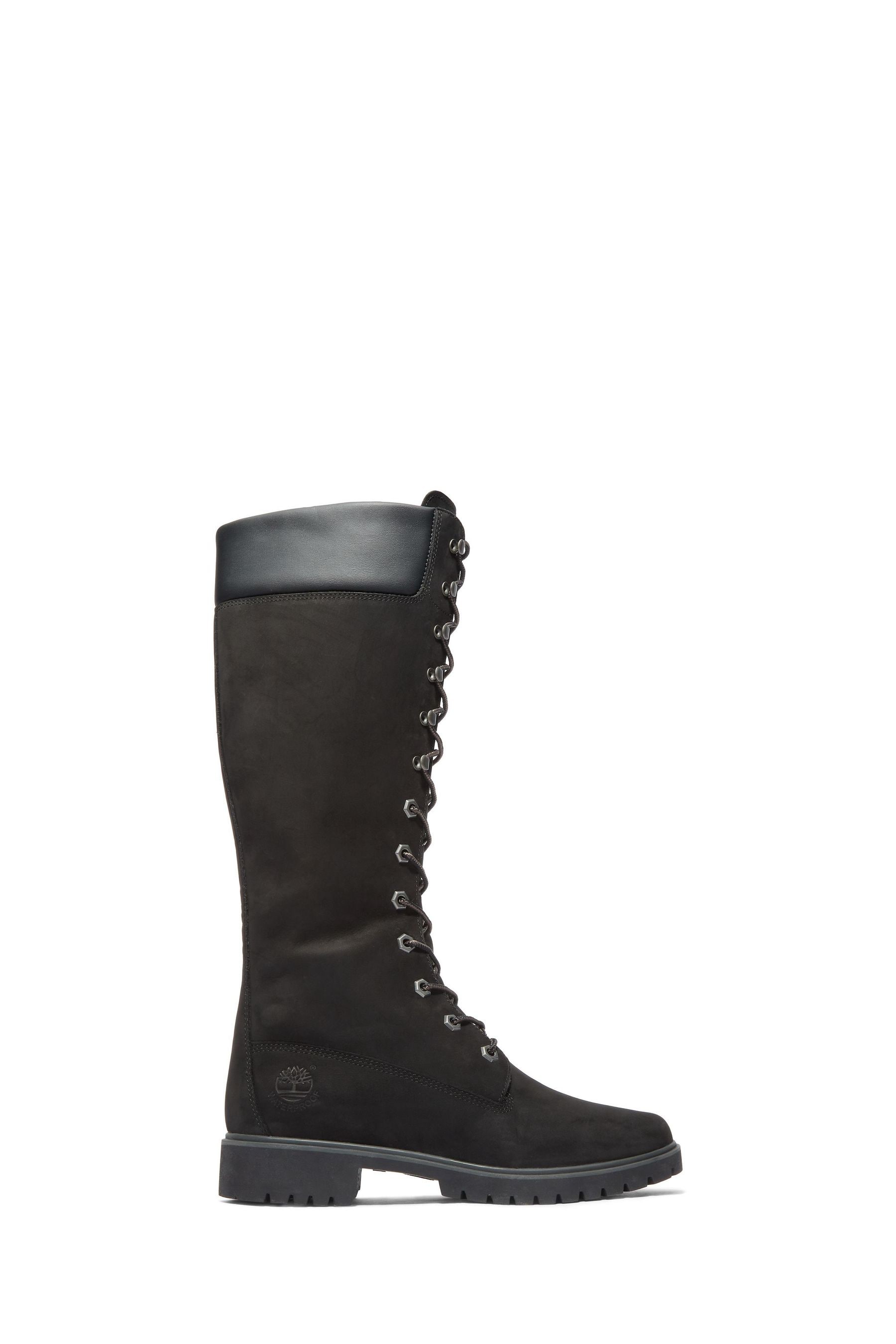 Timberlands all black sale