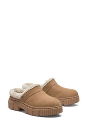 Timberland Warm Lined Greyfield Brown Clogs - Image 3 of 8