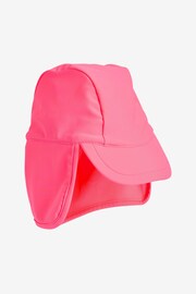 Bright Pink Swim Legionnaire Hat (3mths-10yrs) - Image 4 of 5