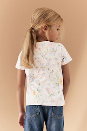 White Unicorn 100% Cotton T-Shirt (3-16yrs) - Image 2 of 8