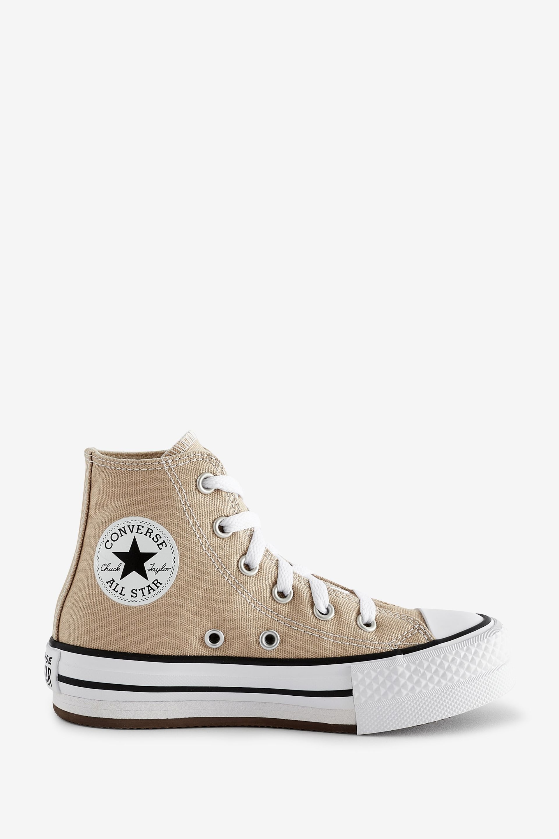 Converse Creame Neutral All Star EVA Lift Junior Trainers - Image 1 of 9