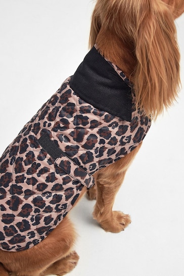Barbour® Animal Print Boulevard Quilted Dog Coat