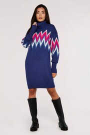 Apricot Blue & Pink Chevron Trail Jumper Dress - Image 3 of 4