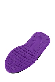 Under Armour Black/Purple Surge 4 Trainers - Image 6 of 6