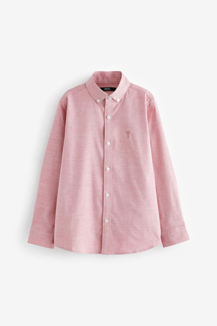 Berry Pink Single Oxford Shirt (3-16yrs) - Image 1 of 3