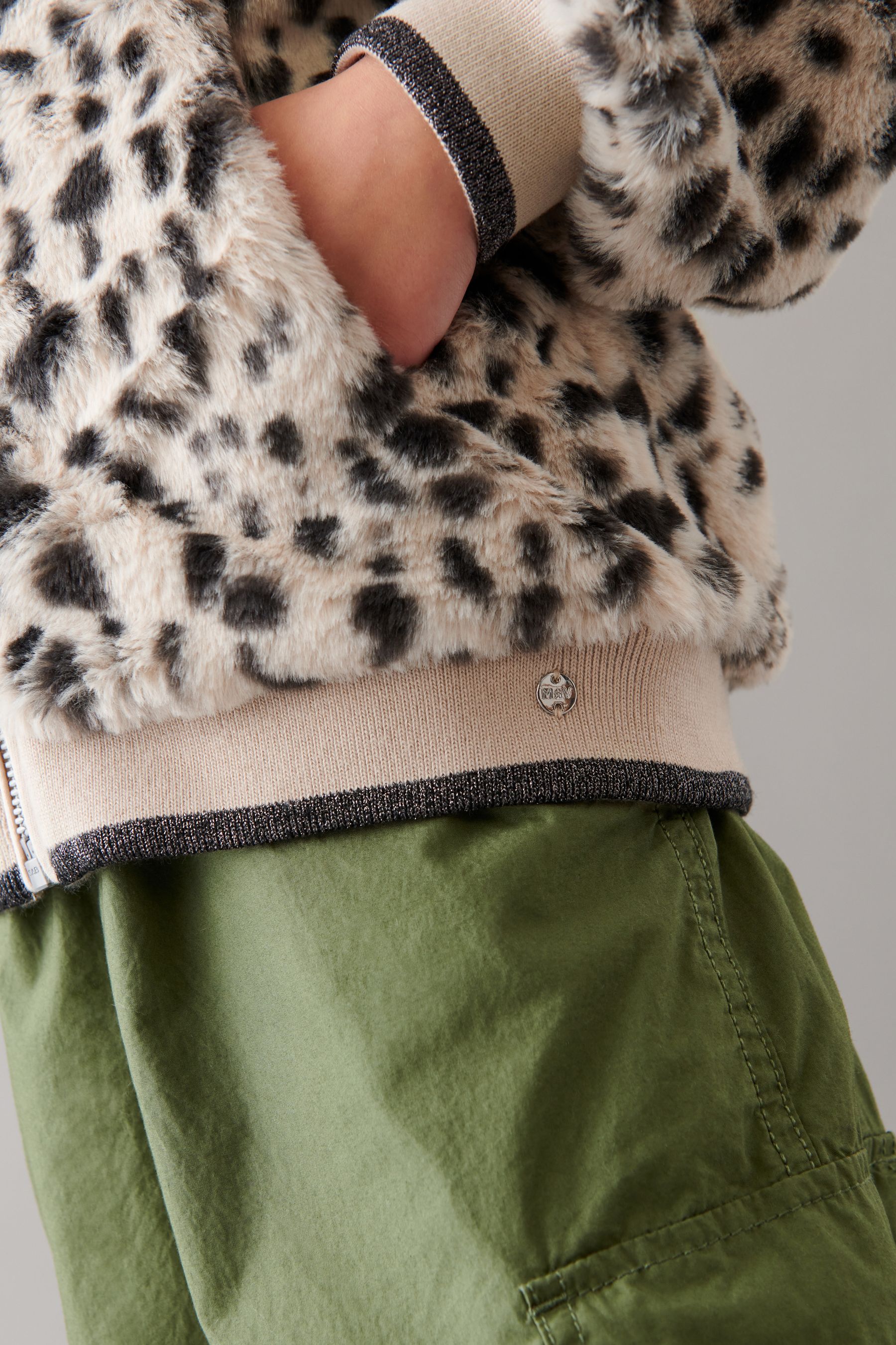 Buy Mint Velvet Animal Print Faux Fur Jacket from Next Denmark