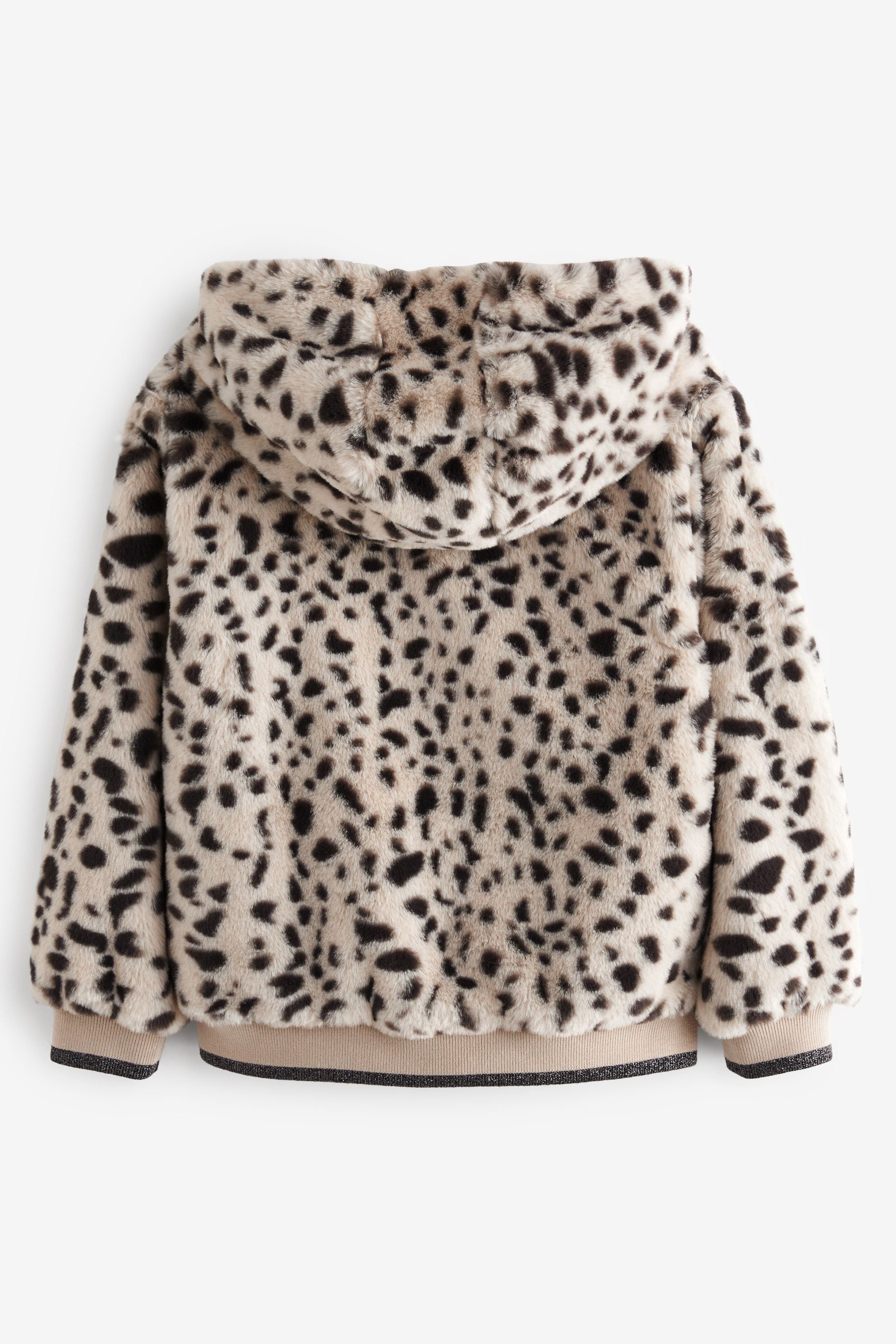 Mint velvet snow leopard coat top