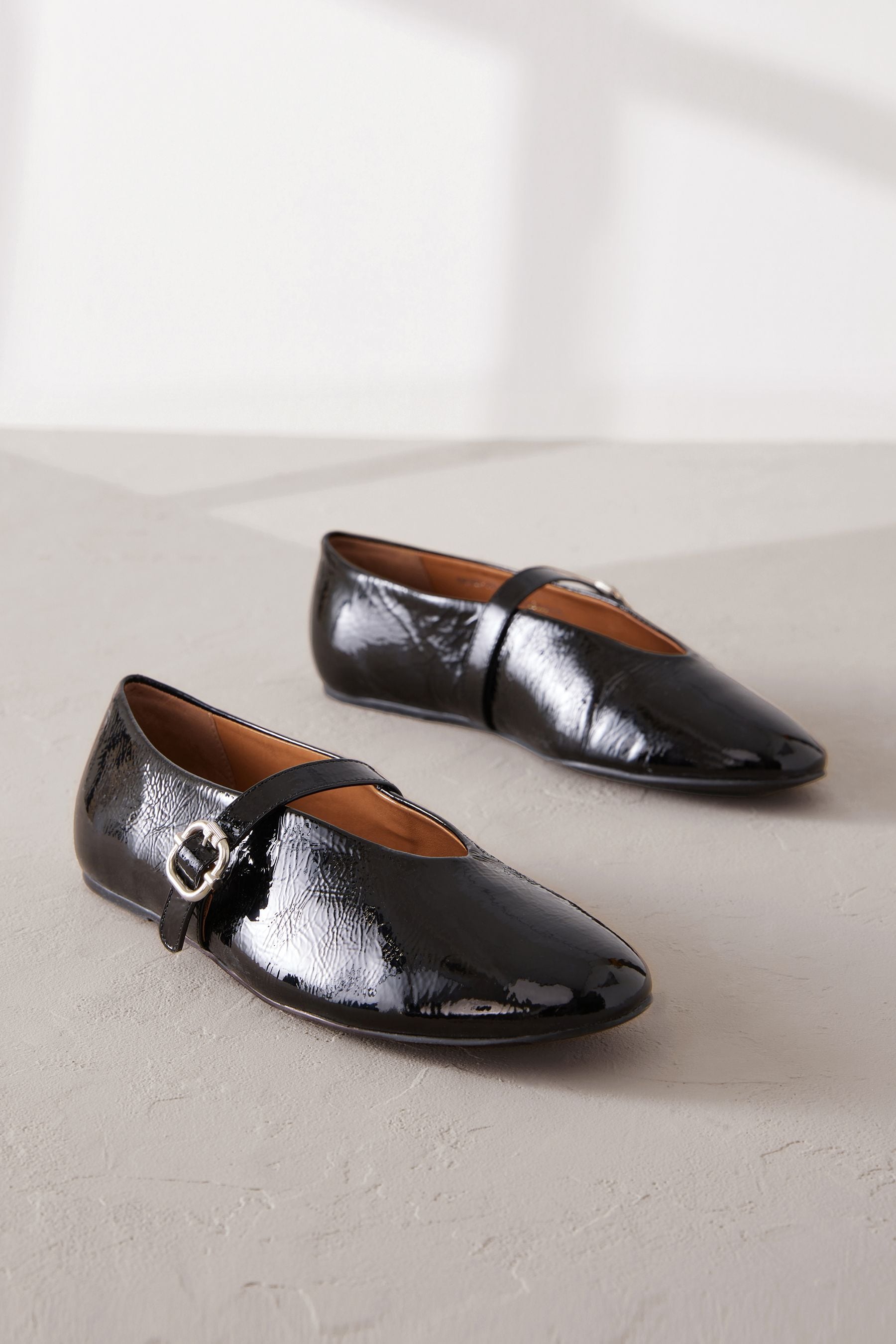 Black leather mary jane shoes uk discount