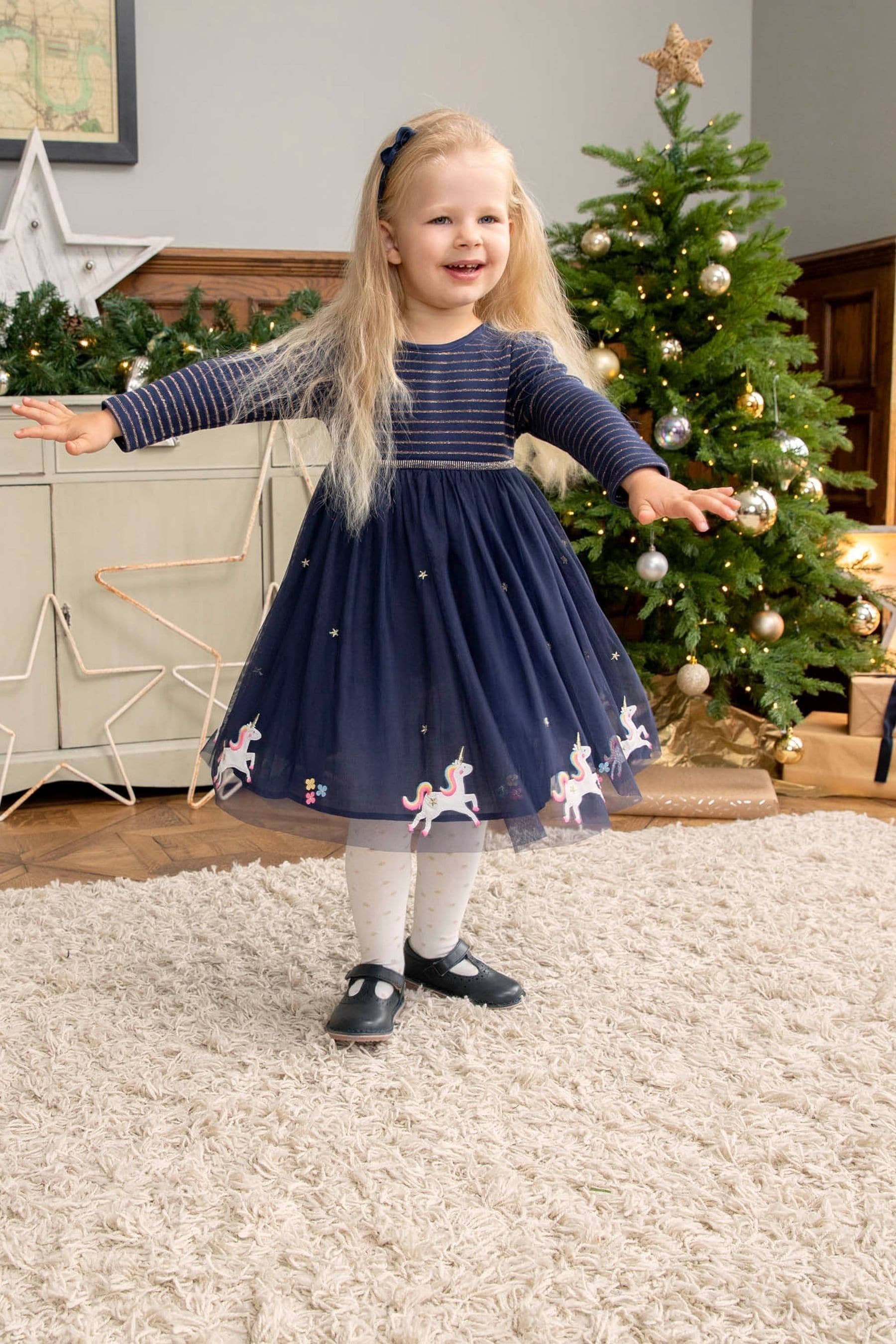 Navy christmas party dress shop