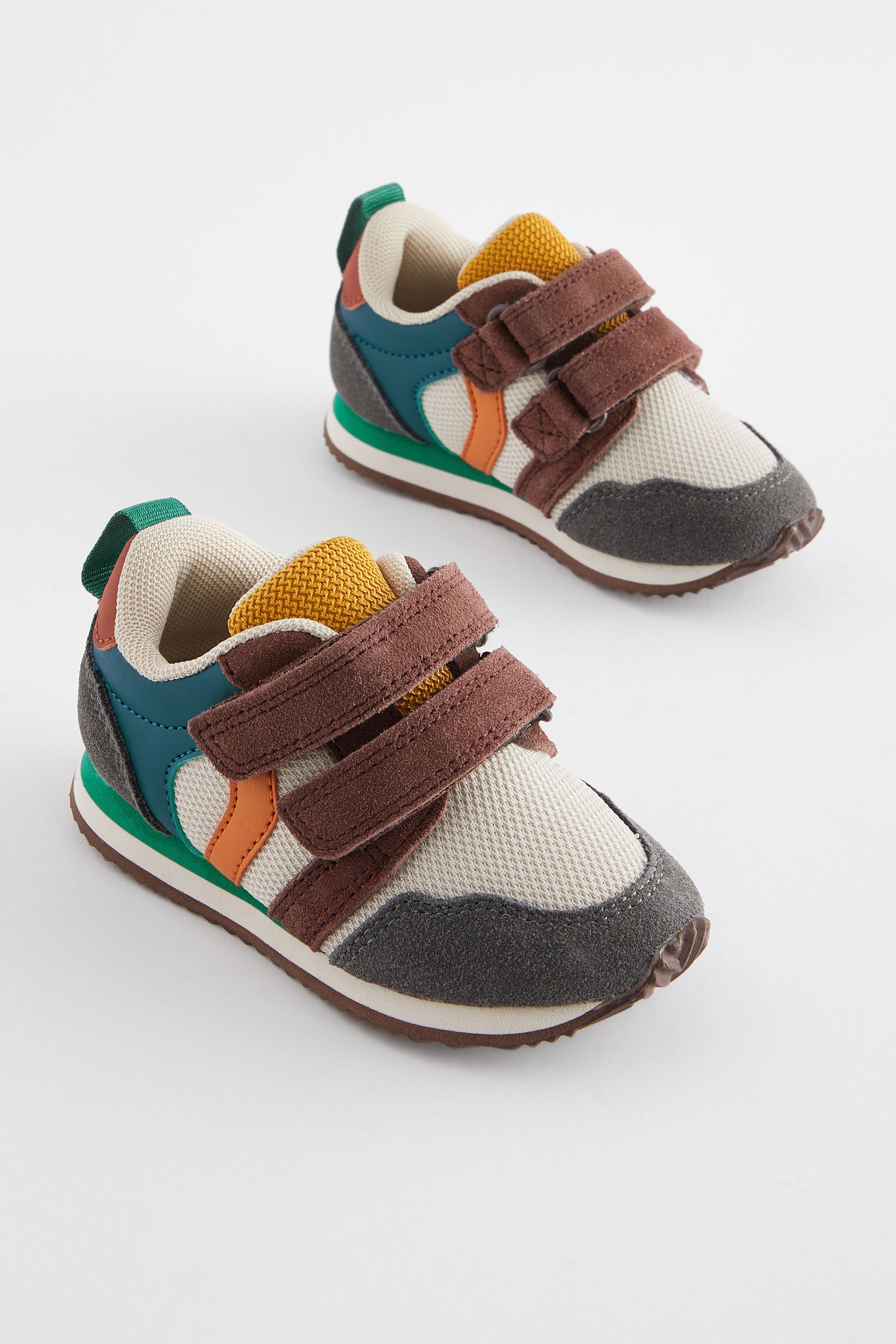 Bright Mineral Wide Fit G Double Strap Trainers