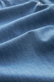 Mid Blue Button Through Midi Summer Dress - Image 5 of 6