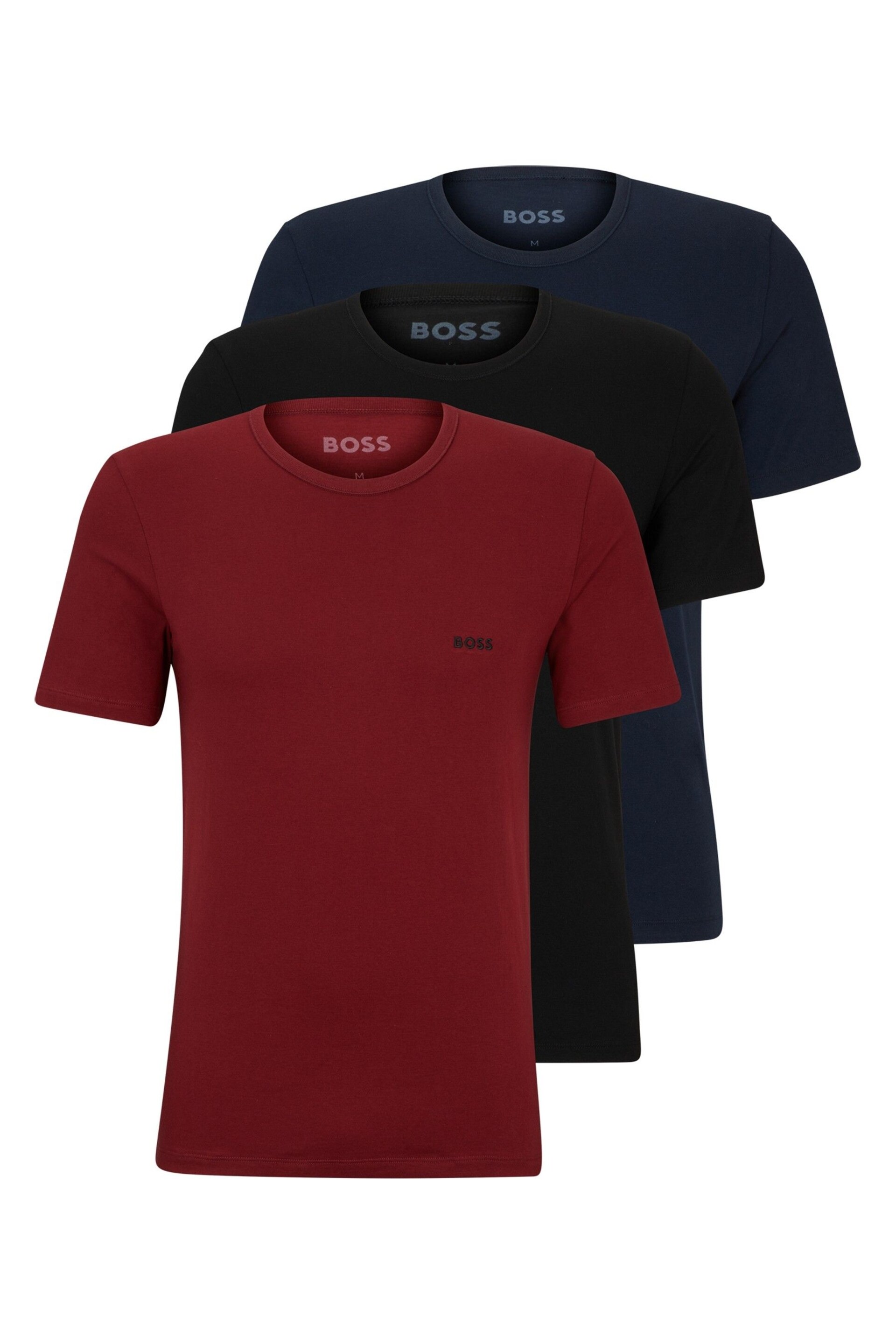 BOSS Black Classic T-Shirt 3 Pack - Image 7 of 7