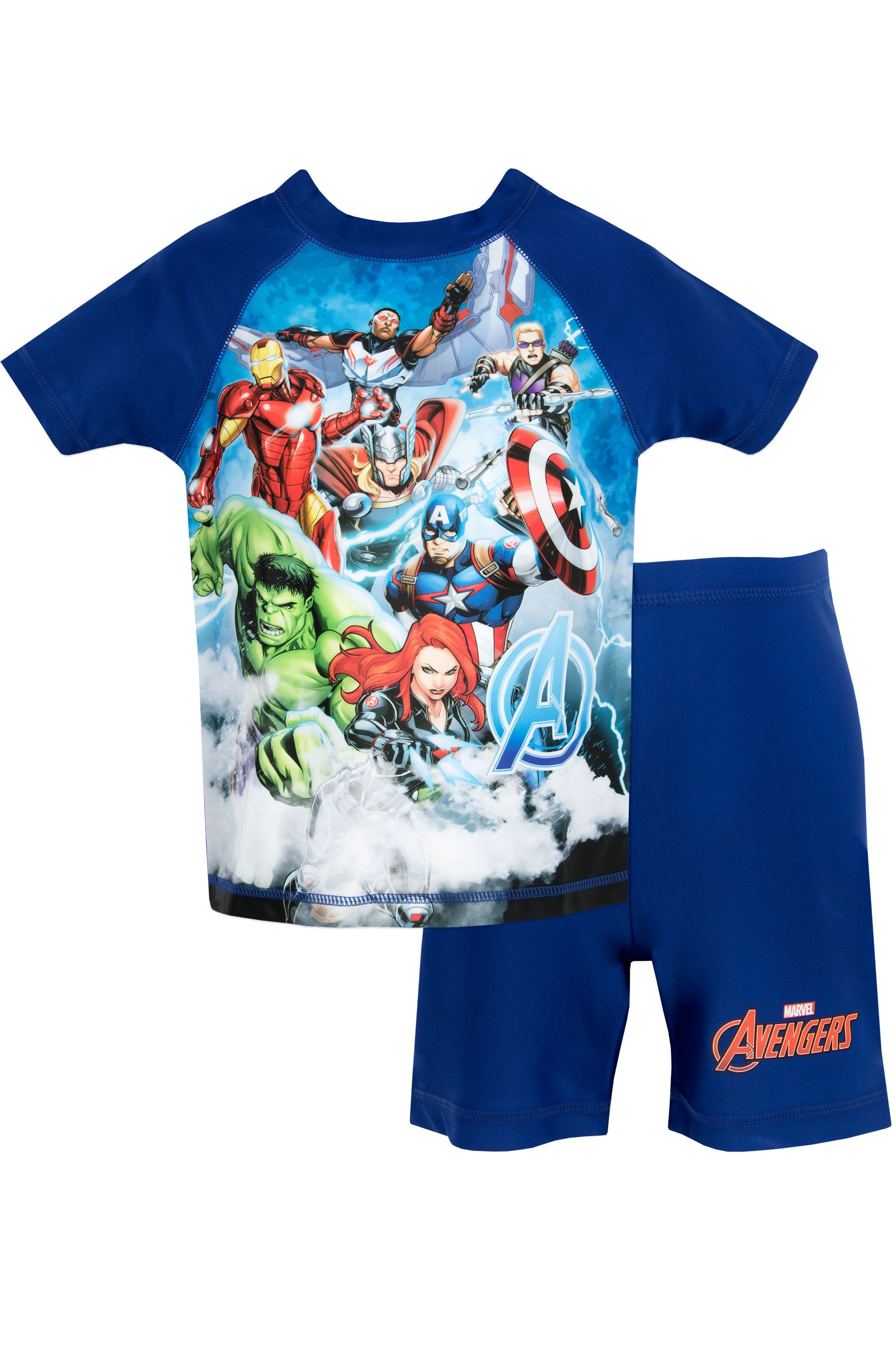 Buy Character Blue Marvel Avengers Two Piece Swim Set from Next Hong Kong