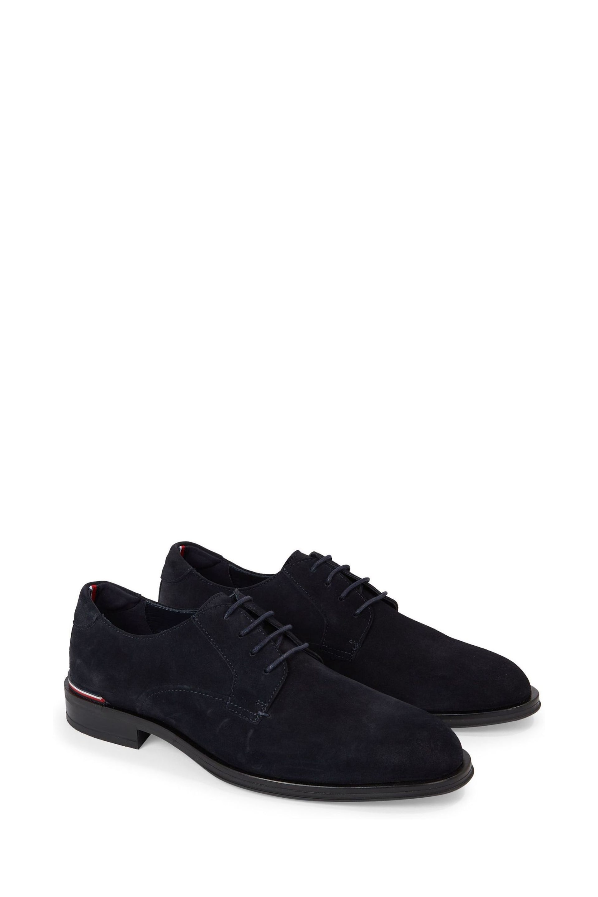 Tommy Hilfiger Blue Suede Shoes - Image 2 of 4