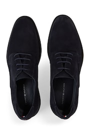 Tommy Hilfiger Blue Suede Shoes - Image 3 of 4