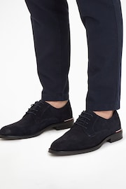Tommy Hilfiger Blue Suede Shoes - Image 4 of 4