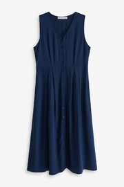 Celtic & Co. Blue Sleeveless Button Through Midi Dress - Image 2 of 2