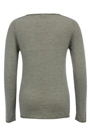 Celtic & Co. Green Fine Knit Merino Crew Neck Jumper - Image 3 of 6