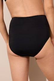 Black Maternity High Waist Bikini Briefs - Image 4 of 5