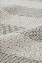 Celtic & Co. Cream Organic Cotton Textured Knit Half Sleeve Jumper - Image 4 of 6