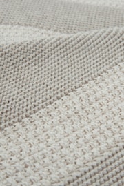 Celtic & Co. Cream Organic Cotton Textured Knit Half Sleeve Jumper - Image 6 of 6