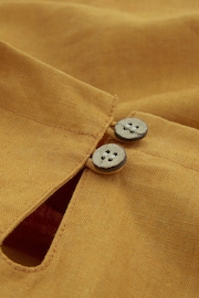 Celtic & Co. Gold Button Detail Top - Image 6 of 7