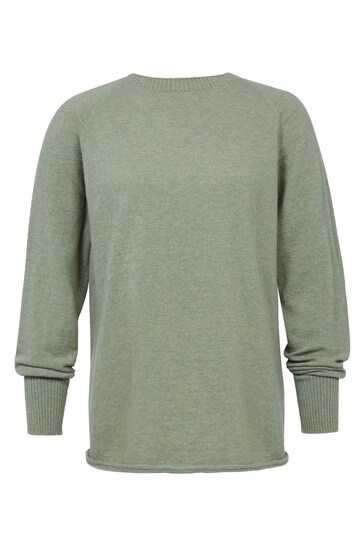 Celtic & Co. Green Geelong Slouch Crew Jumper