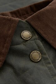 Celtic & Co. Green Wax Cotton Overshirt - Image 7 of 8