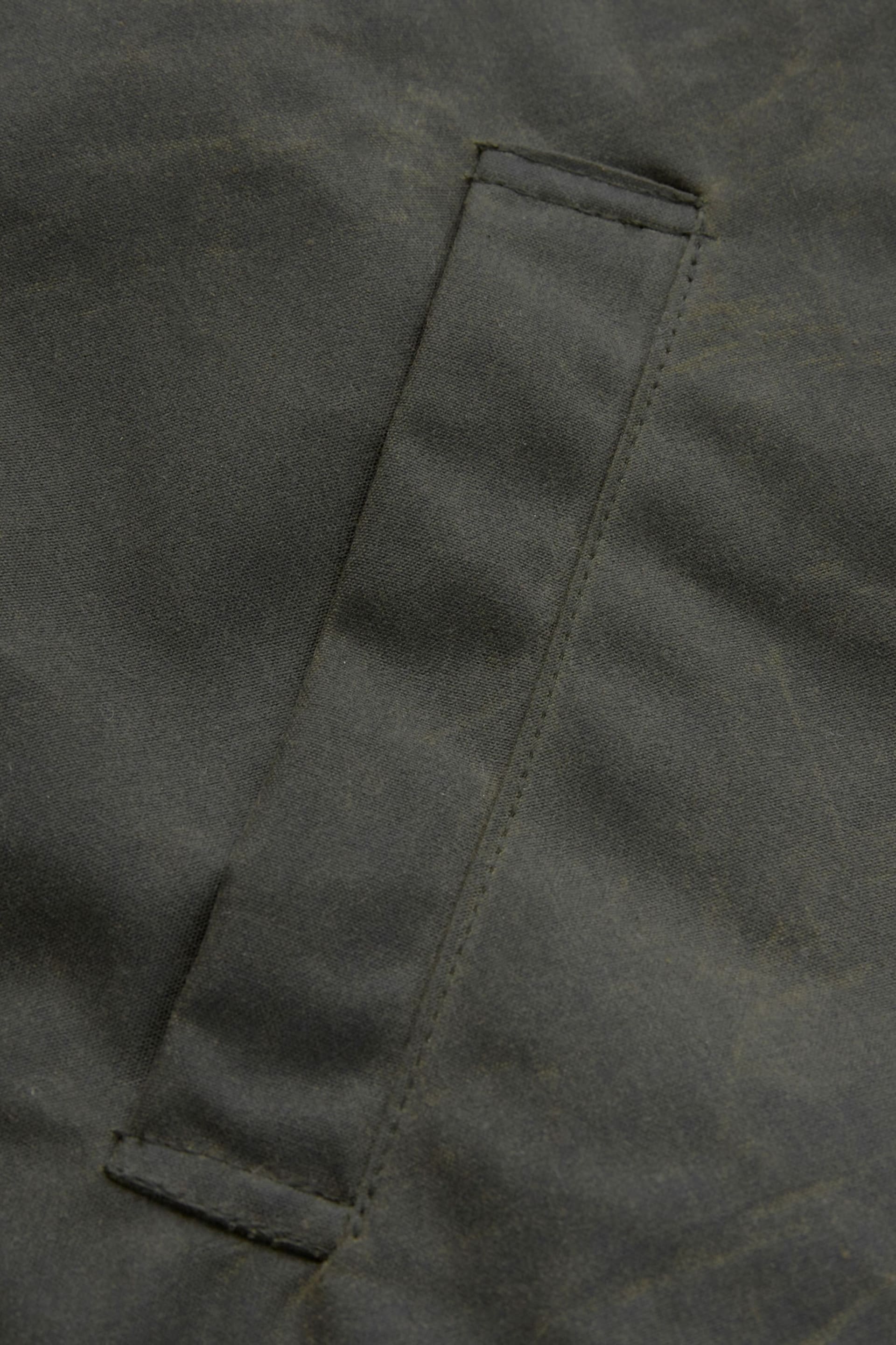 Celtic & Co. Green Wax Cotton Overshirt - Image 8 of 8
