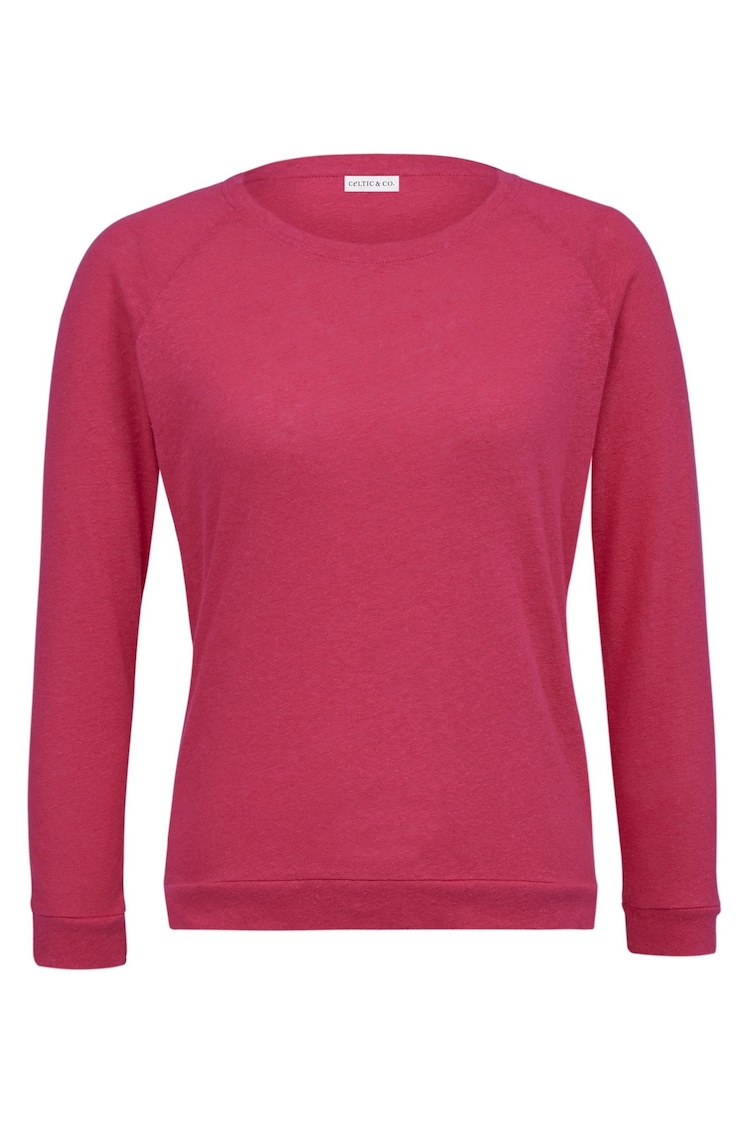 Celtic & Co. Pink Linen / Cotton Sweatshirt - Image 2 of 5