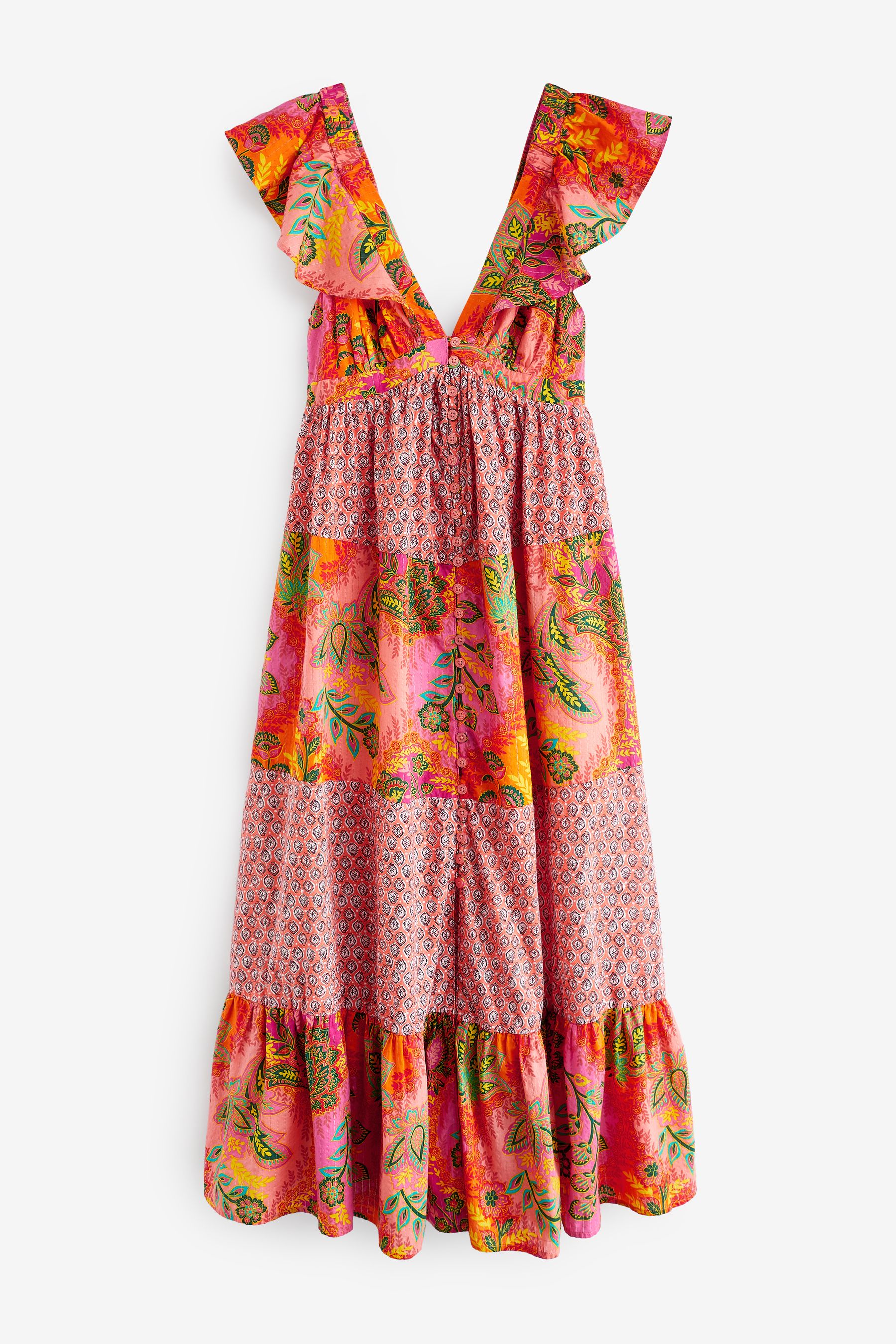 Bright pink summer dress hot sale