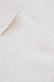 Celtic & Co. Linen White Blouses - Image 4 of 5