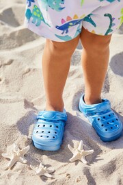 Metallic Blue Clogs - Image 1 of 8