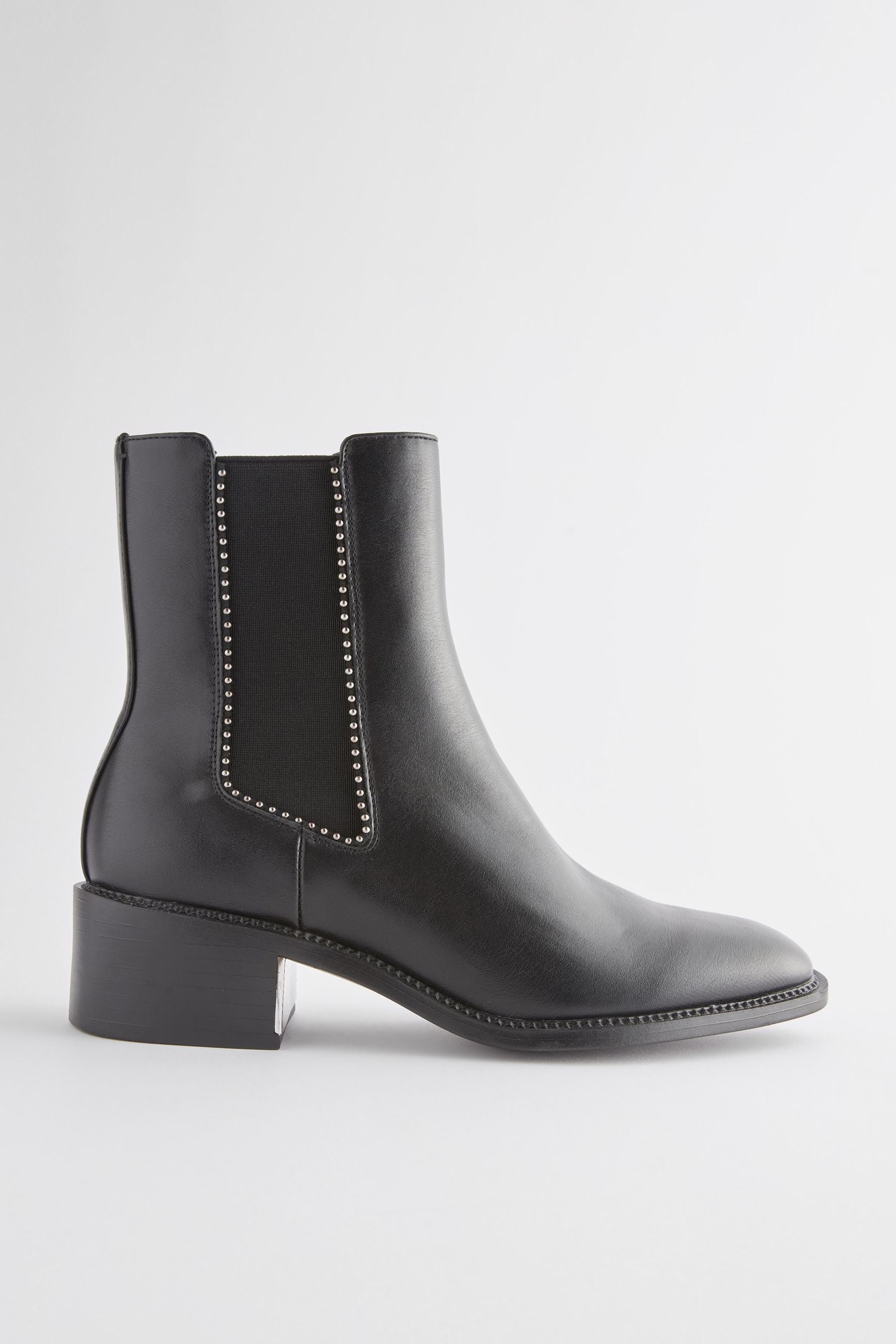 Grey studded chelsea boots cheap