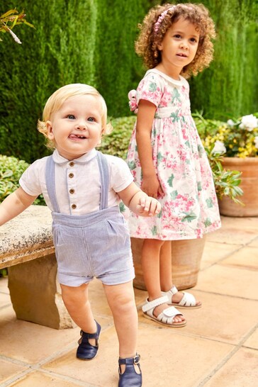 baby boy peter pan collar shirt