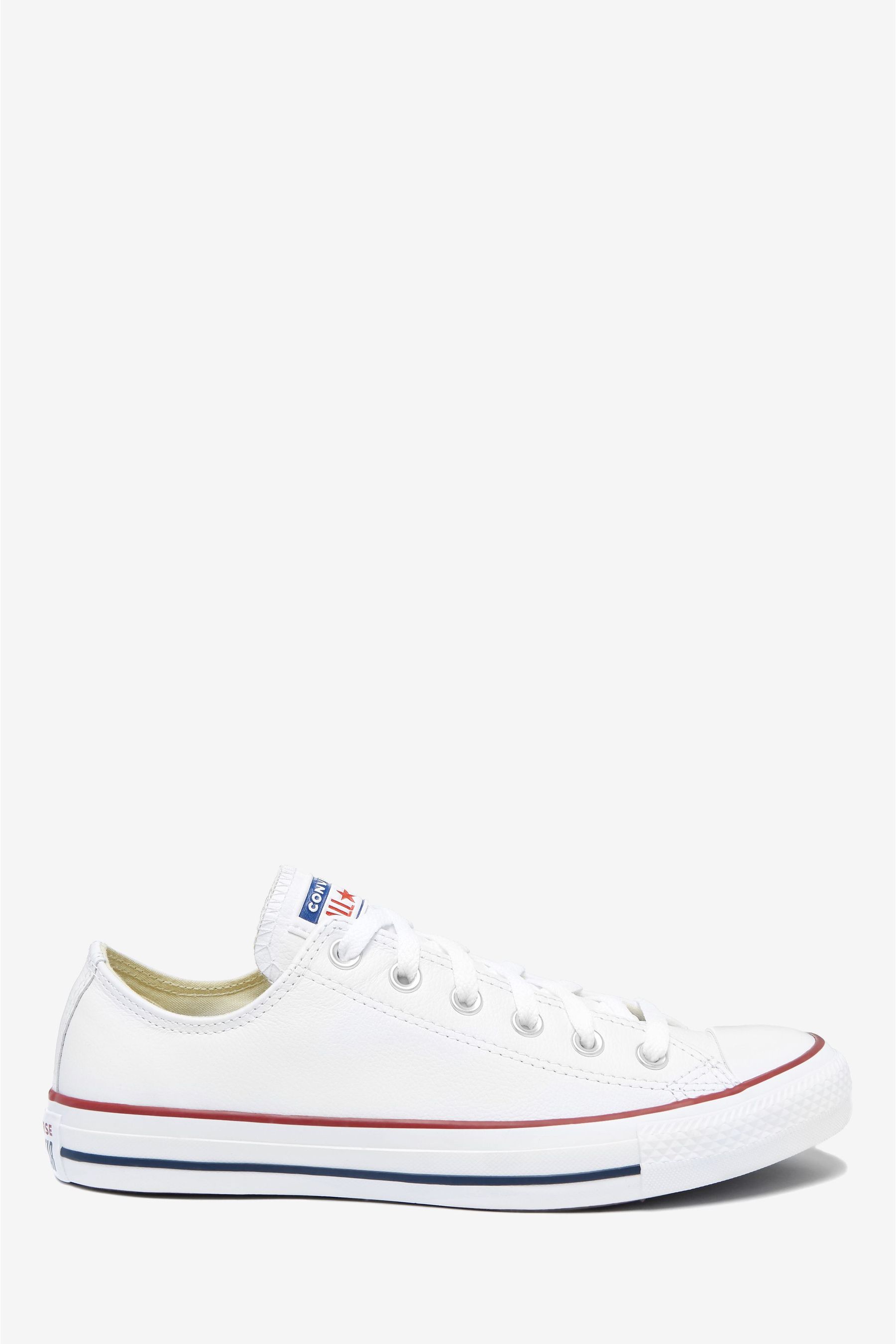 Buy Converse White Leather Ox Trainers from the Next UK online shop