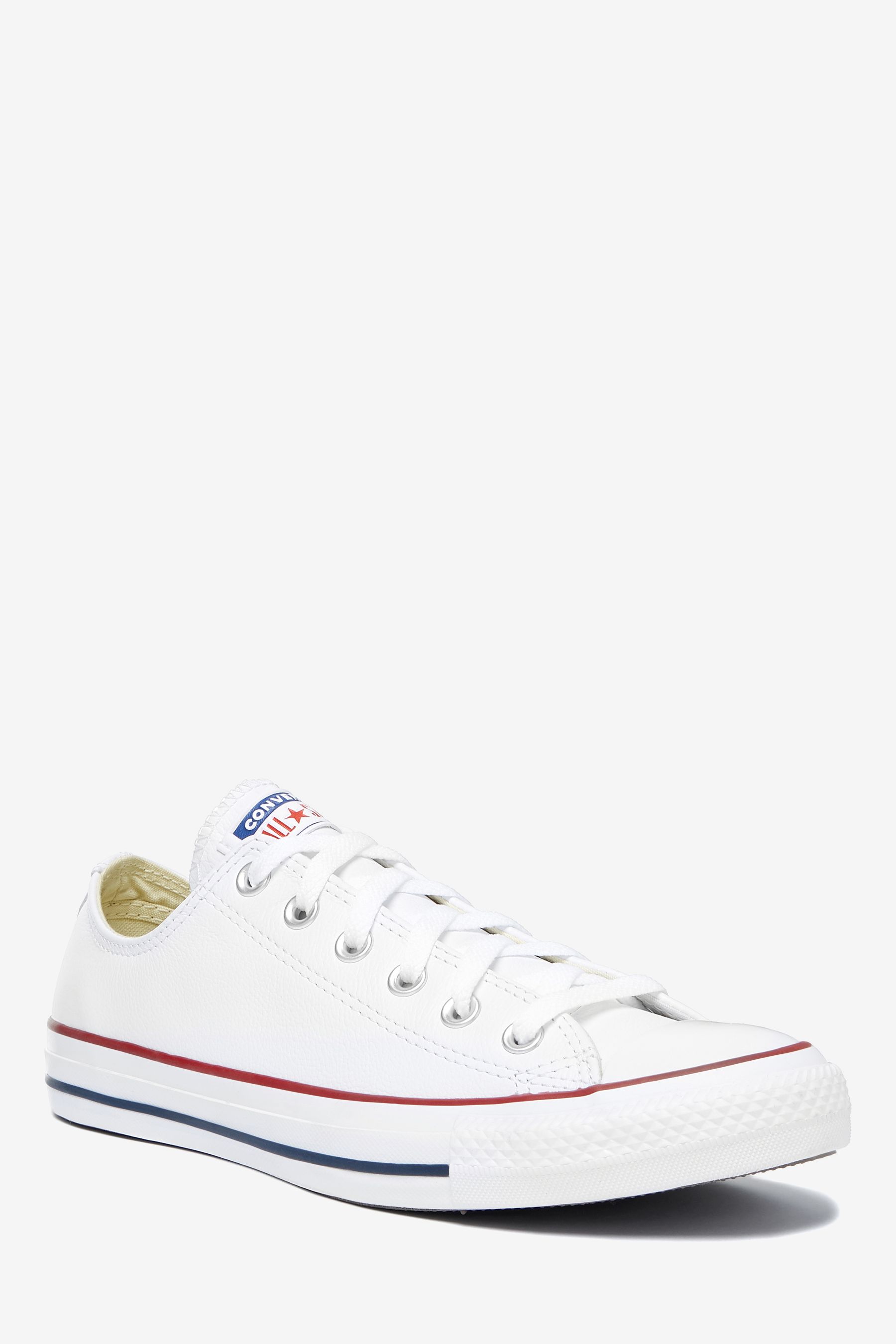 Buy Converse White Leather Ox Trainers from the Next UK online shop