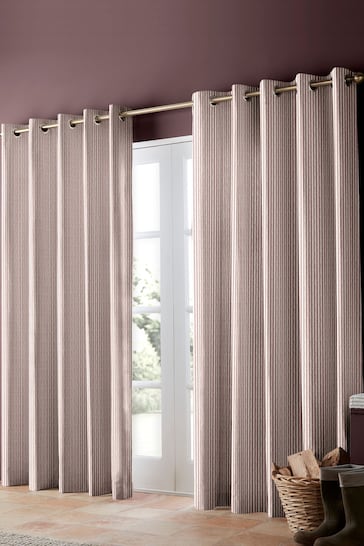 Emily Bond Pink Oscar Stripe Made to Measure Curtains