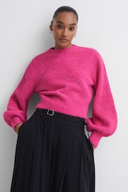 Florere Fluffy Crew Neck Jumper - Image 5 of 6