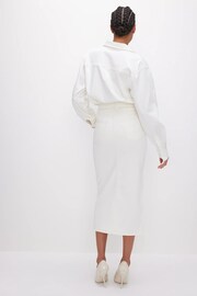 Good American White Midi Skirt - Image 2 of 7