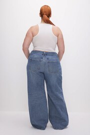 Good American Blue Good Ease Wide Leg Jeans - Image 4 of 7