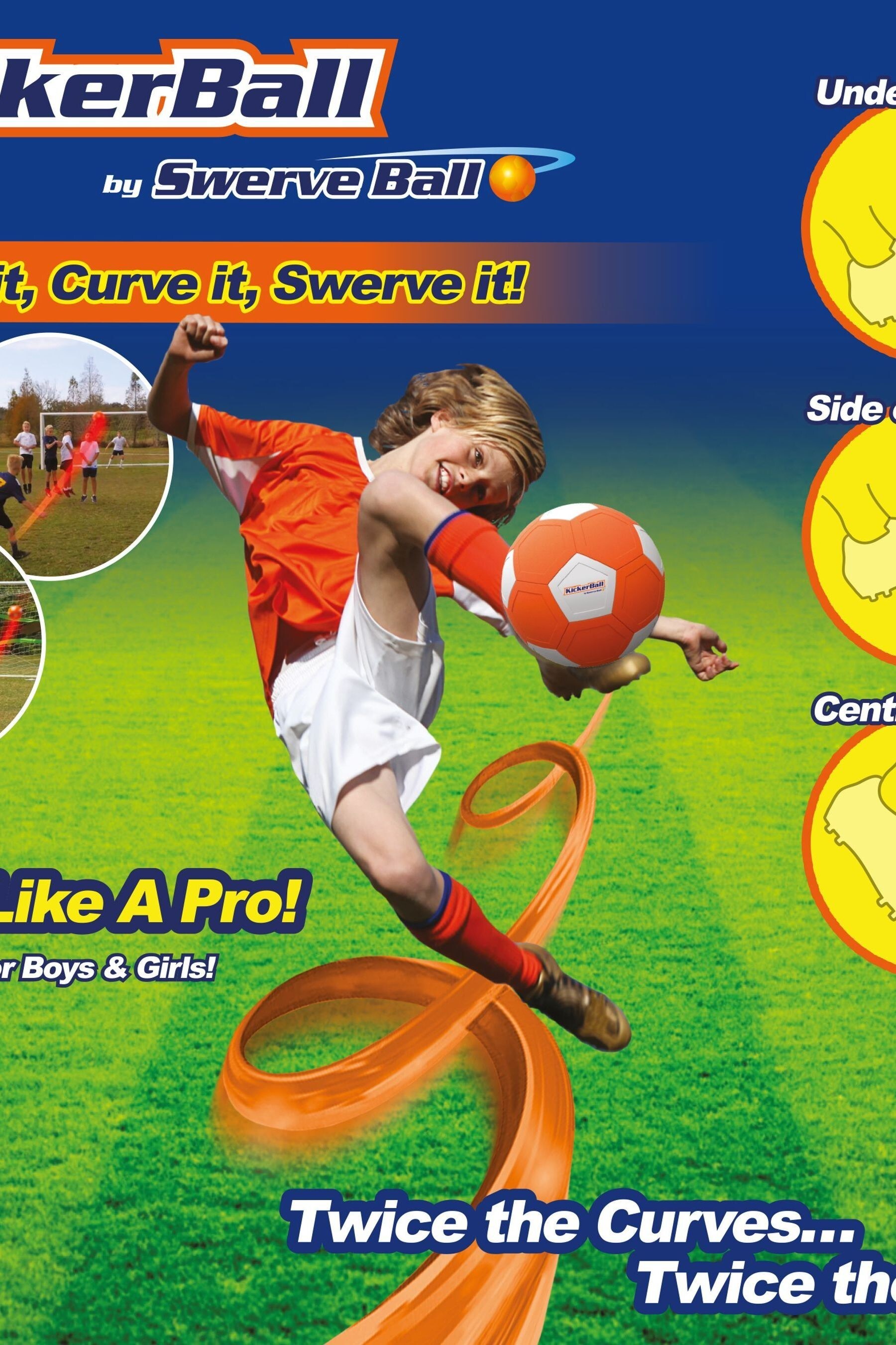Kicker ball swerve ball best sale
